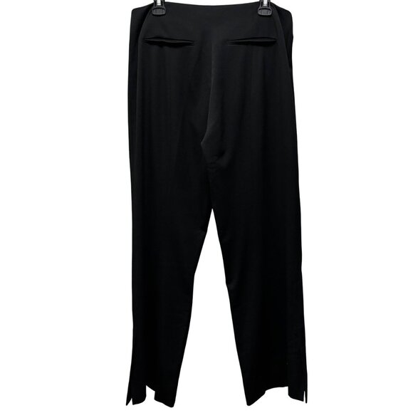 MM.LaFleur Womens Clooney Light Twill Trouser Pants Size 10 Black Wide leg - Picture 5 of 9